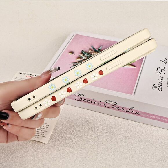 NEW Case for iPhone 13 Pro Max Vintage Blue Flowers Pattern Design Qty 2 - Picture 6 of 7